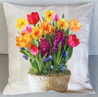 Dekorační polštář FLORES II. 40x40 cm  Mybesthome