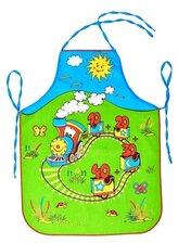 Zástěra dětská, Vlaček, modrý