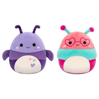 Squishmallows Brouk a Housenka Axel a Peach