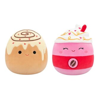 Squishmallows Latté a Skořicová rolka Beata a Brown