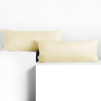 Povlaky na polštáře DecoKing Amber krémové, velikost 40x145*2