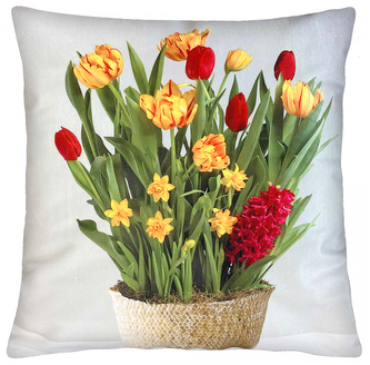 Dekorační polštář SPRING FLOWERS I. 40x40 cm  Mybesthome
