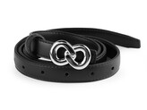 Dámský pásek šíře 13 mm, 18 mm - 1 ks - 3 (šíře 18 mm) černá stříbrná