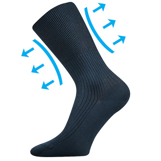Lonka® ponožky Zdravan tm.modrá 41-42 (27-28) 3 páry