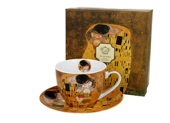 Filiżanka ze spodkiem THE KISS CLASSIC inspired by Klimt Filiżanka ze spodkiem THE KISS CLASSIC inspired by Klimt