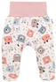 Polodupačky, bavlna Space Bear, Baby Nellys - pastel pudrová, vel. 68; 68 (3-6m)