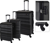 PROWORLD Kufr cestovní na kolečkách sada 3 ks PROWORLD antracit KO-FB5000150