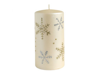 Svíčka FROST VÁLEC vánoční d7x14cm
