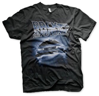 Tričko Back To The Future - Flying Delorean, XL