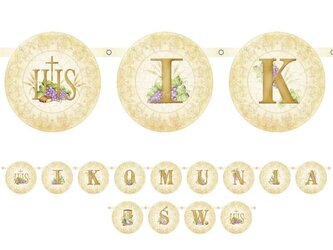 Baner I Komunia Św. 13x200cm