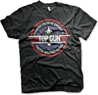 Tričko Top Gun - Fighter Weapons School, XL