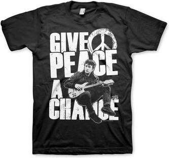 Tričko John Lennon - Give Peace A Chance, L