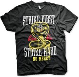 Tričko Cobra Kai - Strike First - Strike Hard - No Mercy, XL