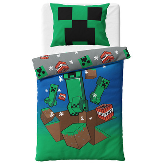 Dětské povlečení Minecraft Creeper Explode