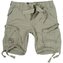 Kraťasy Airborne Vintage Shorts - světle olivové, 3XL