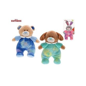 Baby Happiness zvířátko plyšové 21cm s chrastítkem uvnitř 0m+