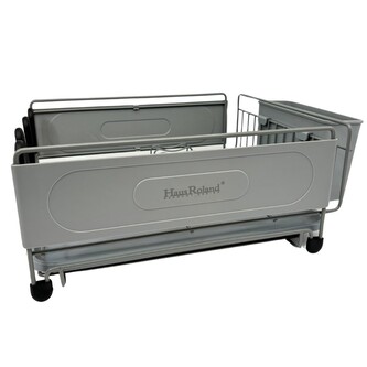 HOME ELEMENTS-HR Odkapávač na nádobí multifunkční, šedá