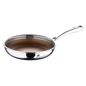 MASTERPRO Pánev s nepřilnavým povrchem GIRO 20 cm nerez BGMP-2114