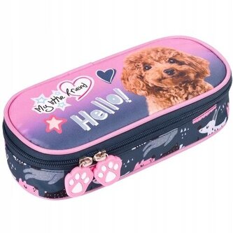 Piórnik saszetka z wewnętrzną klapką Hello Dog
