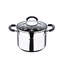 MASTERPRO Hrnec s poklicí nerez FOODIES 20 cm 4 litry BGMP-1505-BK