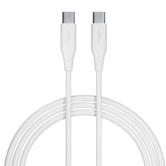 Kabel Allity AUC-02 USB-C/USB-C 1m 60W bílý