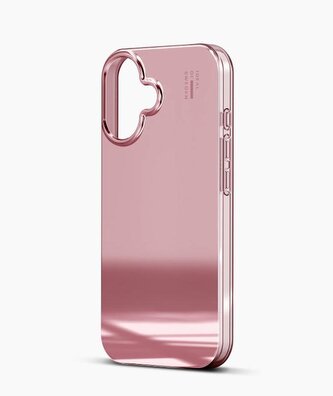Kryt iDeal Of Sweden Clear Case Mid pro Apple iPhone 16 Mirror Rose Pink
