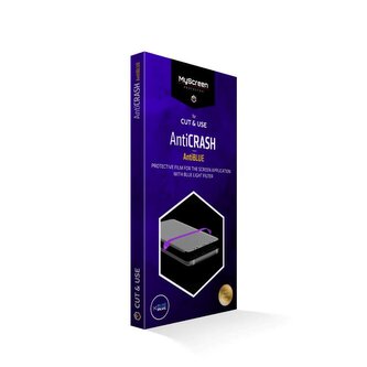 Ochranná fólie MyScreen antiCRASH antiBLUE pro tablety do 11" (balení po 10ks) aplikace mokrou ces.