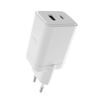 Nabíječka do sítě Allity ATC-01-45WAC 45W, 1xUSB, 1xUSB-C bílá