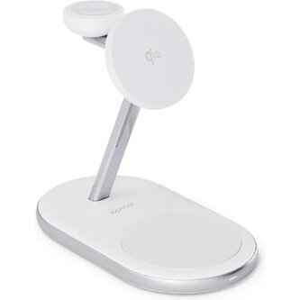 Bezdrátový nabíjecí stojánek UltraBase  EX60 Qi2 Mag+ Epico 3v1 bílý