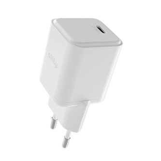Nabíječka do sítě Allity ATC-01-20WC 20W, 1xUSB-C bílá