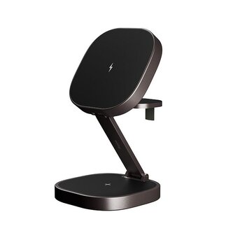 Bezdrátová nabíječka 3v1 Allity AWC-220-25WMS 25W kompatibilní s MagSafe grafitová