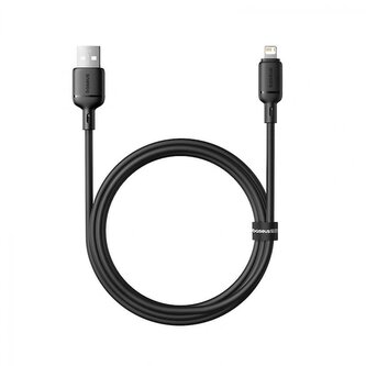 Kabel Baseus Silky USB/Lightning 1m 2.4A černý