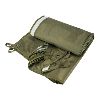 Nepromokavá plachta s oky Brandit Premium Tarp 3x3 m - olivová