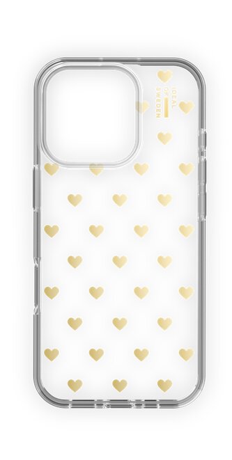 Kryt iDeal Of Sweden Clear Case Mid s Magsafe pro Apple iPhone 16 Pro Max Golden Hearts