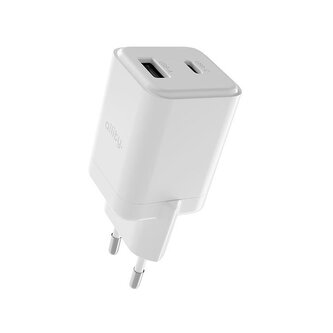 Nabíječka do sítě Allity ATC-01-30WAC 30W, 1xUSB, 1xUSB-C bílá