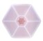 Melii Svačinový box Mini - Hexagon růžový