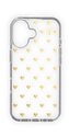 Kryt iDeal Of Sweden Clear Case Mid s Magsafe pro Apple iPhone 16 Golden Hearts