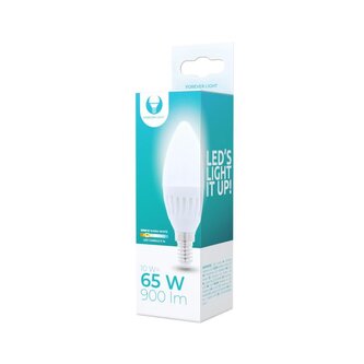 LED žárovka Forever E14 C37 10W teplá bílá (3000K)