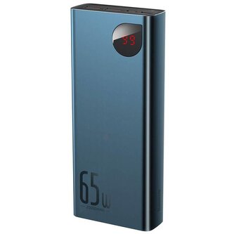Powerbanka Baseus Adaman Metal 20000mAh, 65W modrá