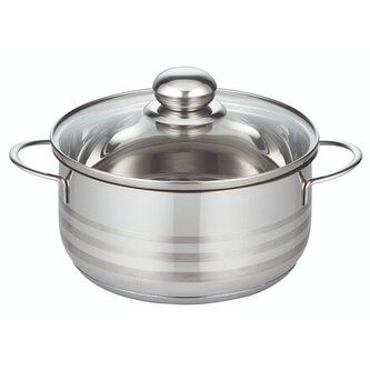 Brillant Hrnec Ø 16 cm, 1,3 l, nerezový ELO BASIC 22116