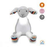 Zazu Ovečka FIN šedá - čtecí lampička s nočním světlem