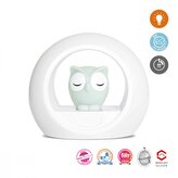 Zazu Sovička LOU šedá - noční světlo se senzorem pláče