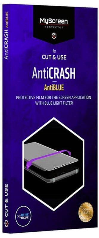 Ochranná fólie MyScreen antiCRASH antiBLUE pro telefony do 7" (balení po 10ks)
