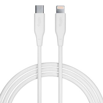 Kabel Allity AUC-02 USB-C/Lightning 2m 27W bílý