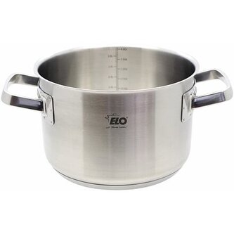 Profi Cuisine Hrnec Ø 20 cm, 4 l, nerezový ELO 24220 Profi Cuisine Hrnec Ø 20 cm, 4 l, nerezový ELO 24220
