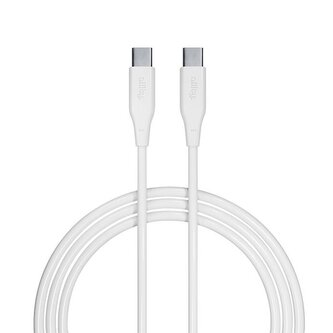 Kabel Allity AUC-02 USB-C/USB-C 1m 100W bílý