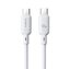 Kabel Baseus Silky USB-C/USB-C 1m 100W bílý