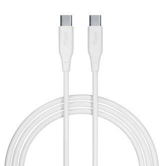 Kabel Allity AUC-02 USB-C/USB-C 2m 100W bílý