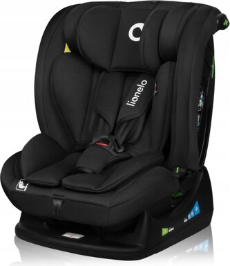 LIONELO Autosedačka Izzy i-Size 40-150 cm Black Carbon