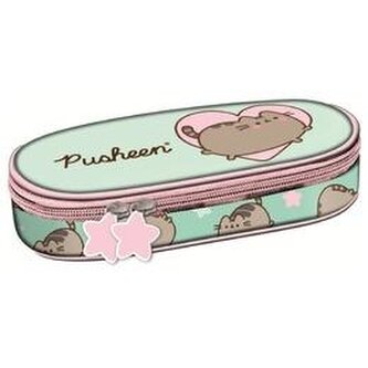 Piórnik saszetka z wewnętrzną klapką Pusheen mint